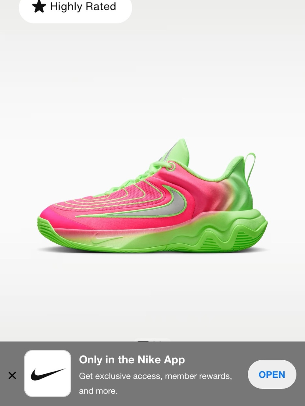 Nike Kids Giannis Immortality Basketball Sneakers Size 5.5